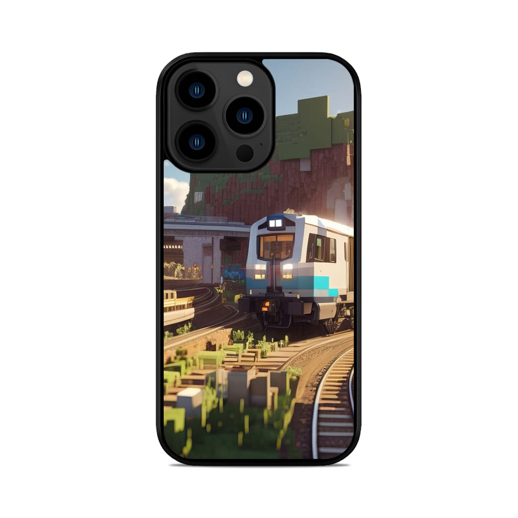 Чохол для iPhone, Samsung, Xiaomi, Huawei, Oppo, Realme ЛЕСТЕР Minecraft Потяг