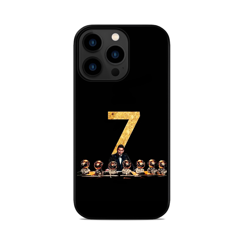 Чохол для iPhone, Samsung, Xiaomi, Huawei, Oppo, Realme Lionel Messi Золоті Мячі
