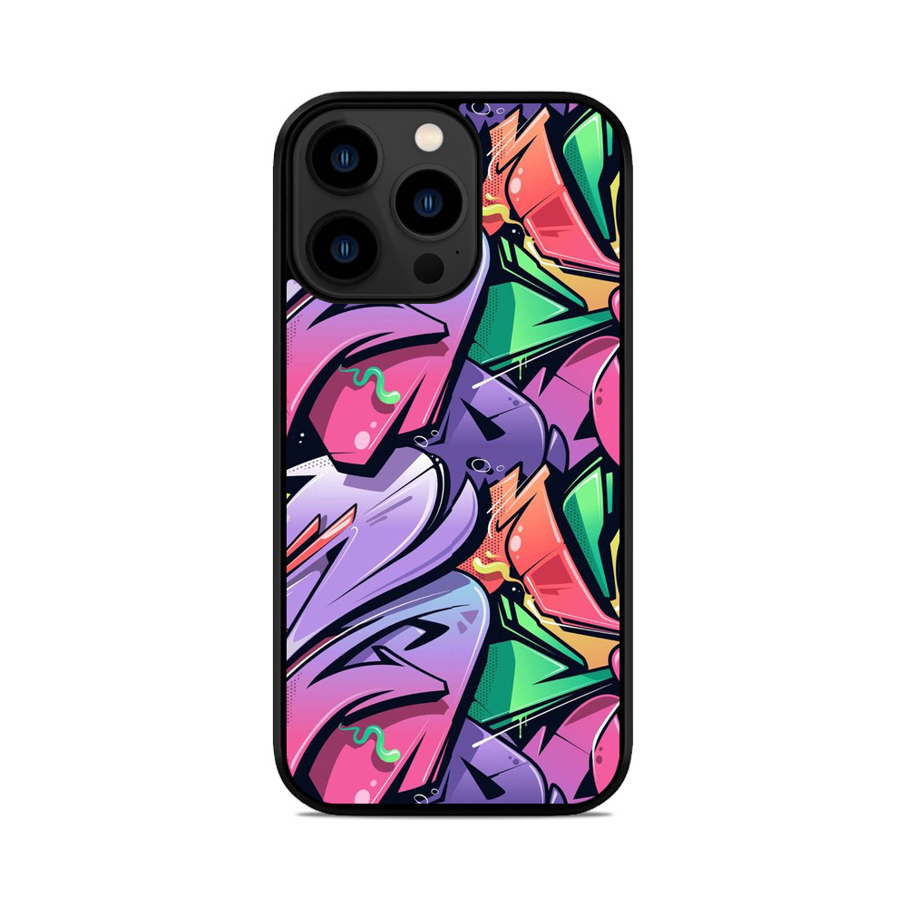 Чохол для iPhone, Samsung, Xiaomi, Huawei, Oppo, Realme графіті Background