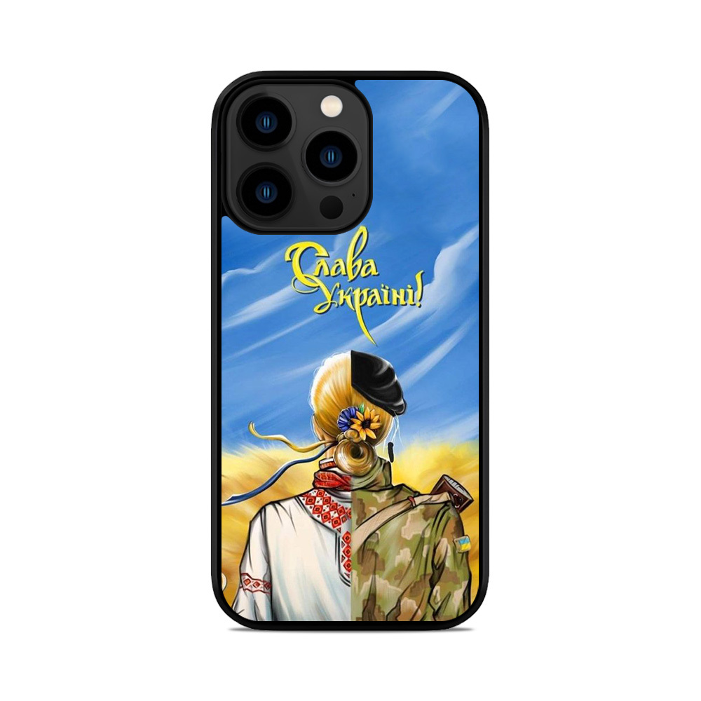 Чохол для iPhone, Samsung, Xiaomi, Huawei, Oppo, Realme ЗСУ Дівчина Слава Україні