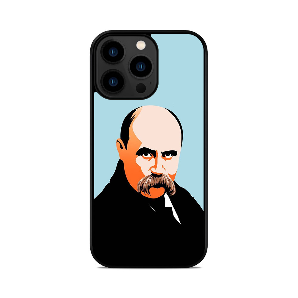 Чохол для iPhone, Samsung, Xiaomi, Huawei, Oppo, Realme Шевченко Портрет Арт