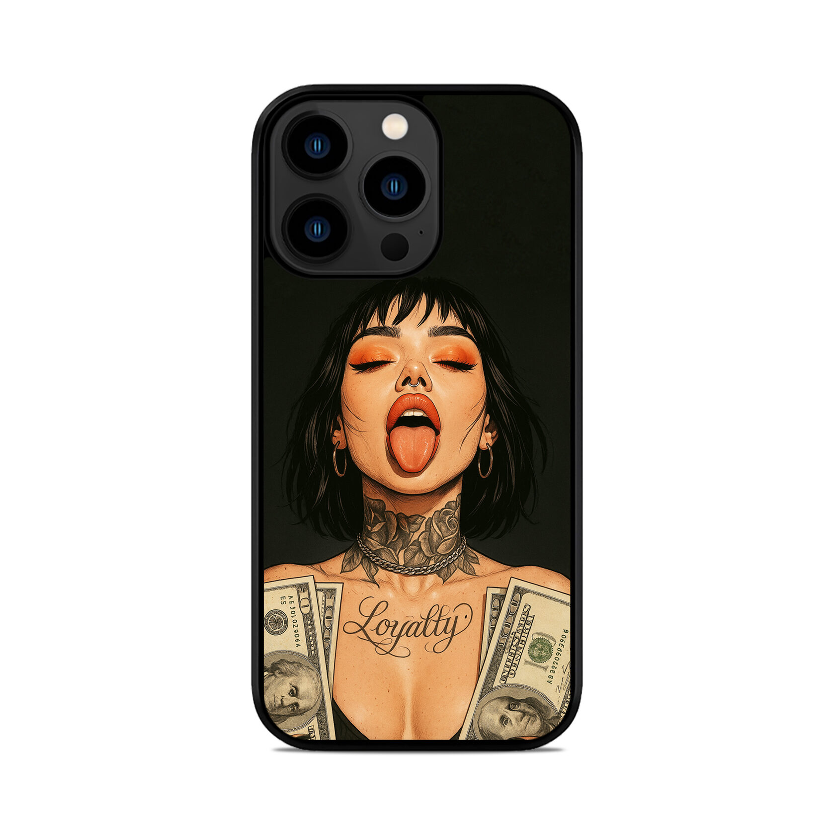 Чохол для iPhone, Samsung, Xiaomi, Huawei, Oppo, Realme АНІМЕ ДІВЧИНА ГРОШІ