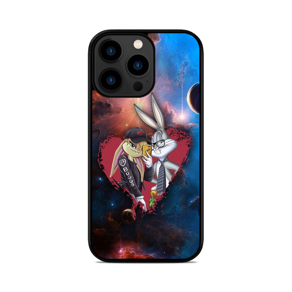 Чохол для iPhone, Samsung, Xiaomi, Huawei, Oppo, Realme Lola Bugs Космос Серце