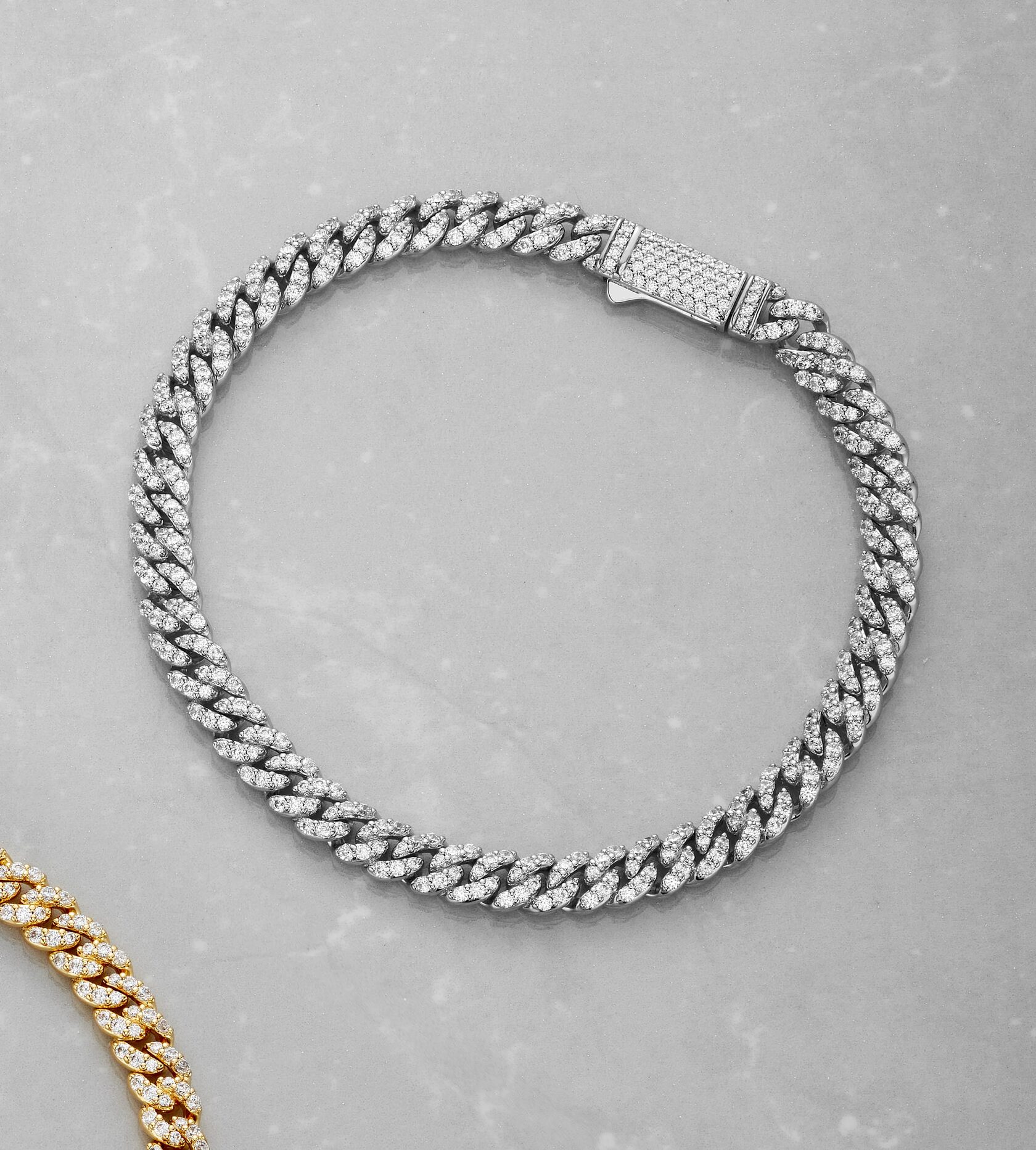 Cuban 6mm Round Bracelet Steel ICED KYIV
