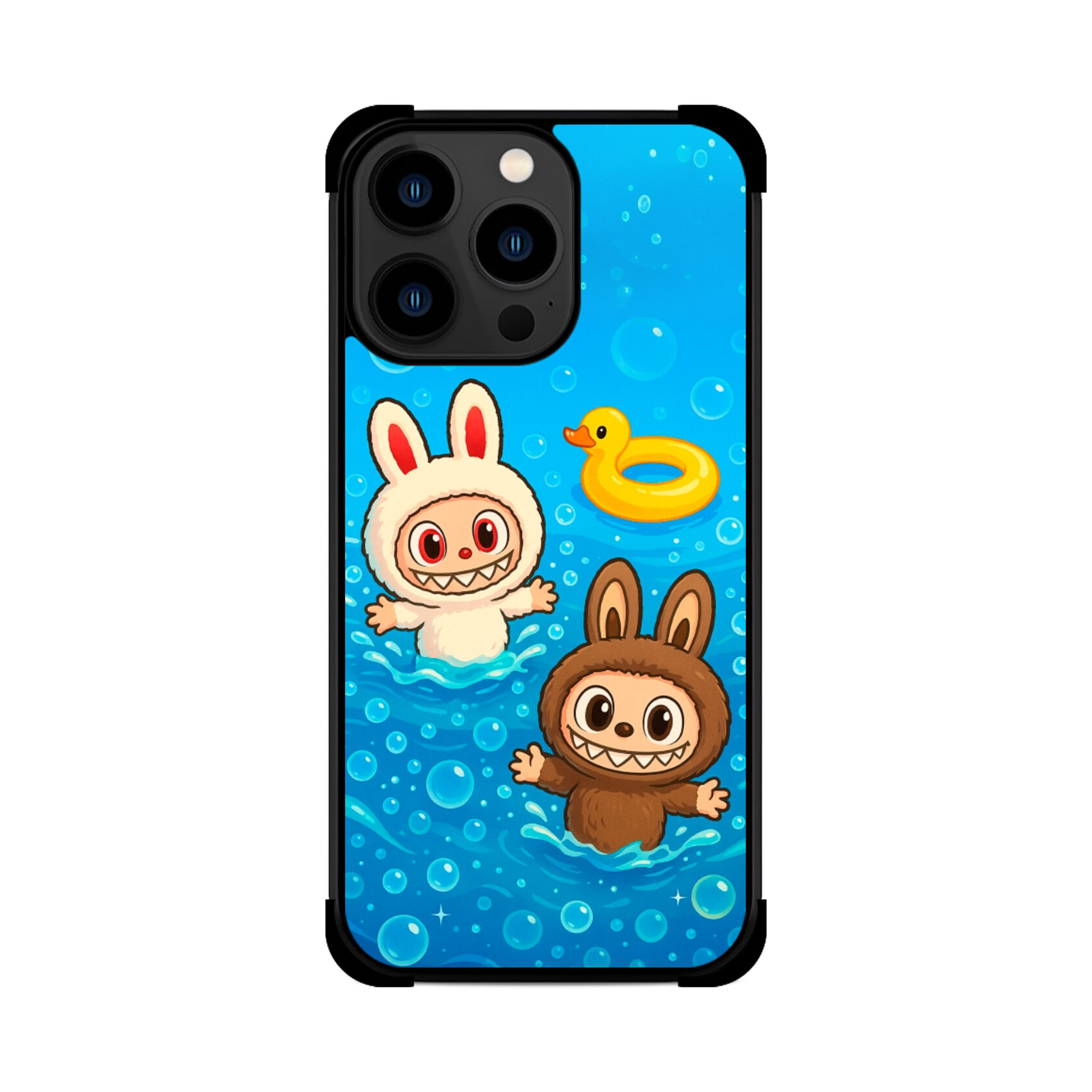 Протиударний чохол для iPhone LABUBU В МОРІ Лабубу
