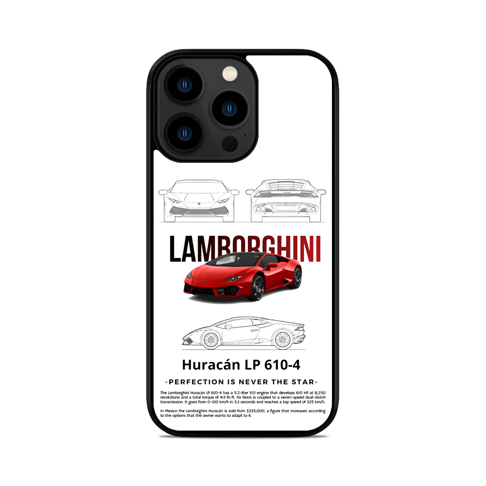 Чохол для iPhone, Samsung, Xiaomi, Huawei, Oppo, Realme Lamborghini Huracan LP 610-4