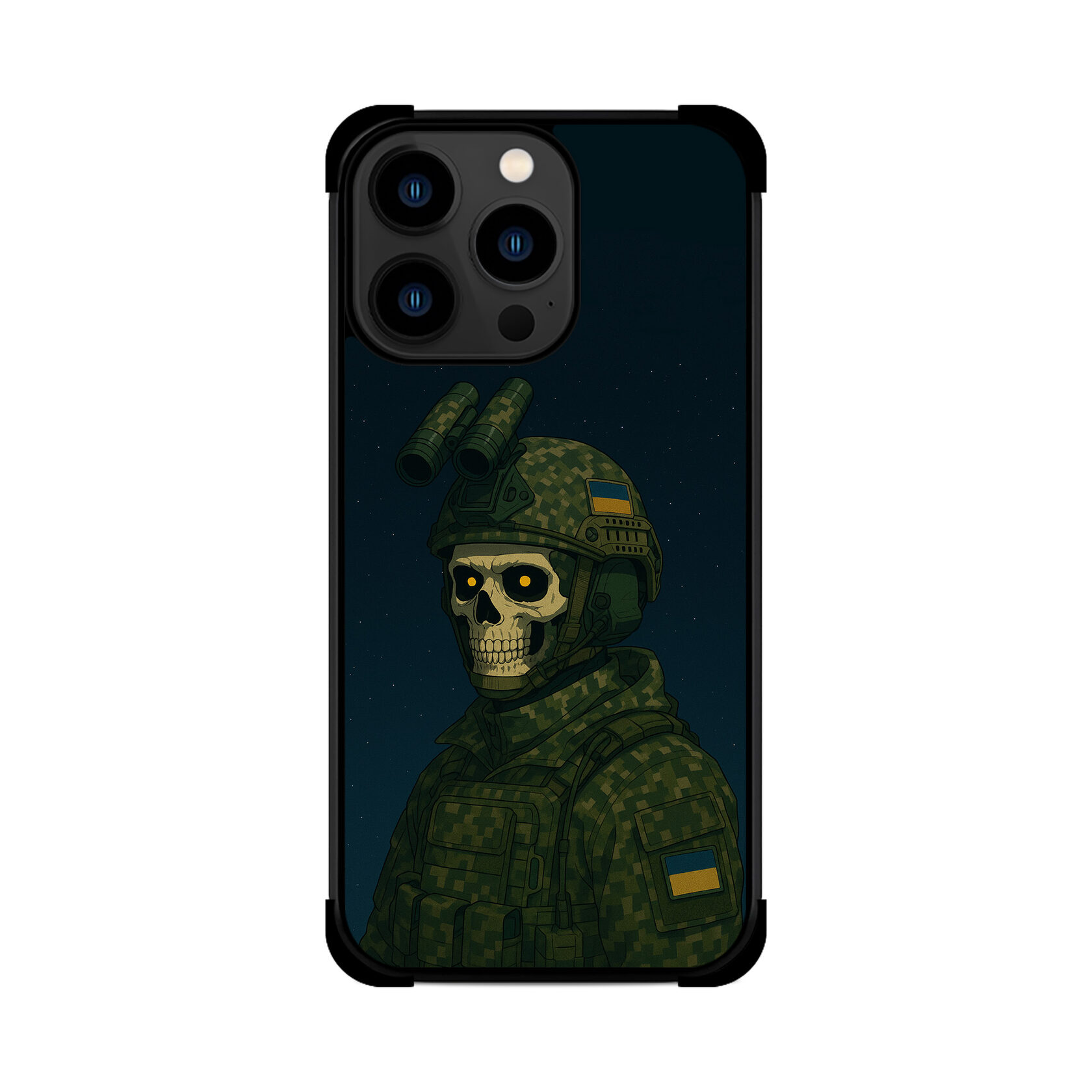 Протиударний чохол для iPhone ПРИВИД НОЧІ ЗСУ