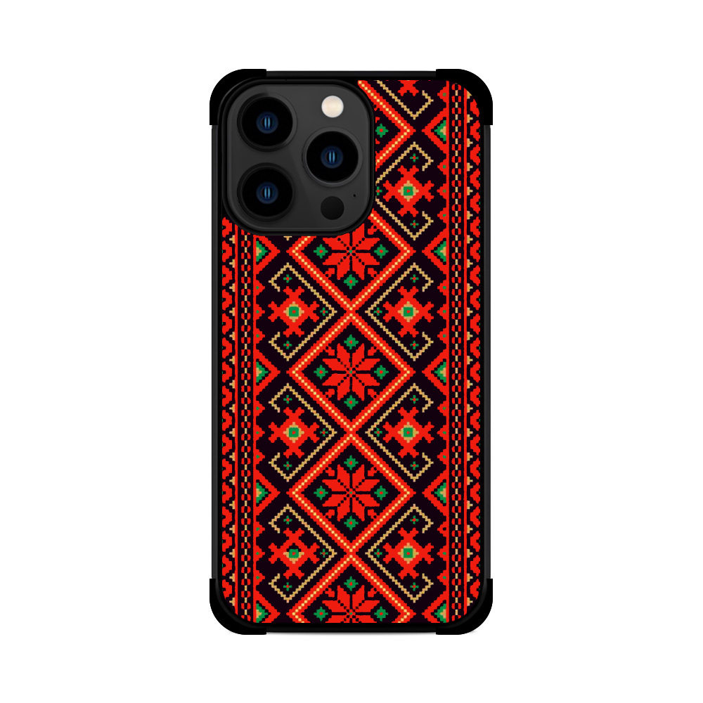 Протиударний чохол для iPhone Вишиванка Ukrainian Folk