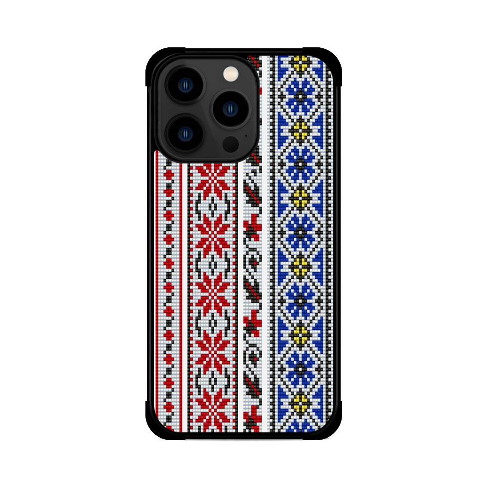 Протиударний чохол для iPhone Вишиванка Бісер
