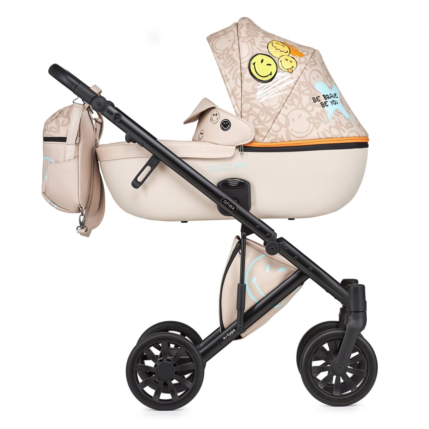 Коляска 2 в 1 Anex e/type x Smiley World Joy - ANEX