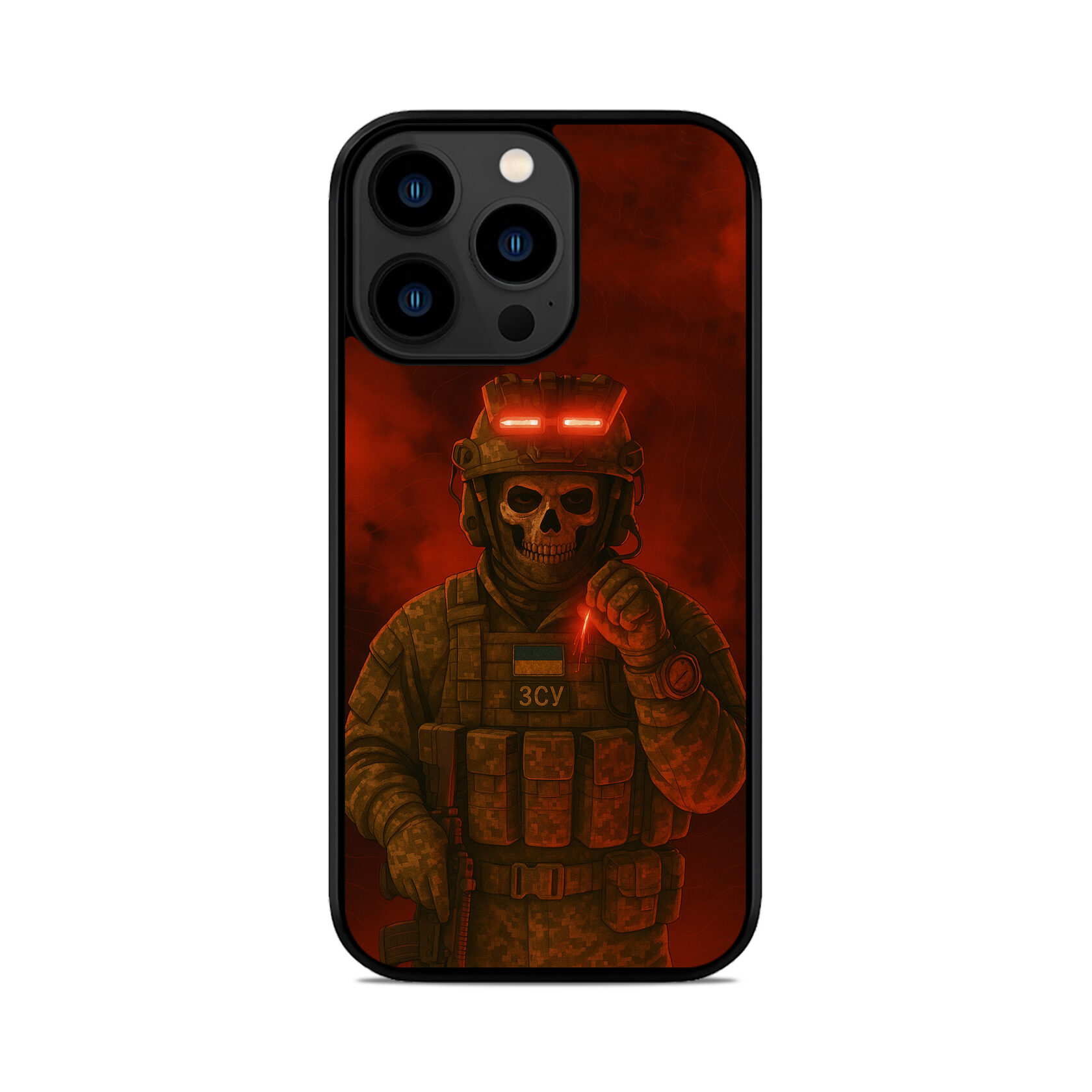 Чохол для iPhone, Samsung, Xiaomi, Huawei, Oppo, Realme ПРИВИД ЧЕРВОНИЙ ЗСУ