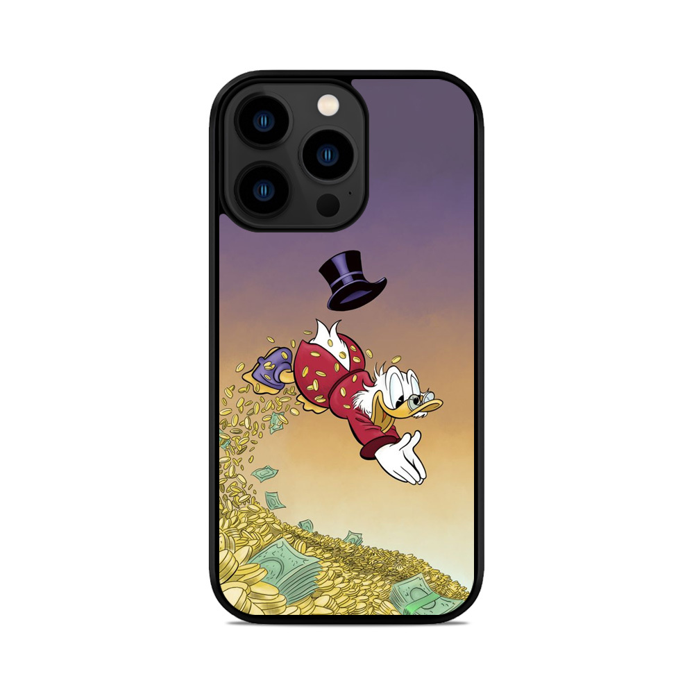 Чохол для iPhone, Samsung, Xiaomi, Huawei, Oppo, Realme Скрудж Пригає В Золото