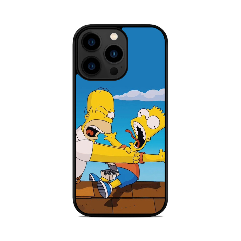 Чохол для iPhone, Samsung, Xiaomi, Huawei, Oppo, Realme Simpsons Гомер Душить