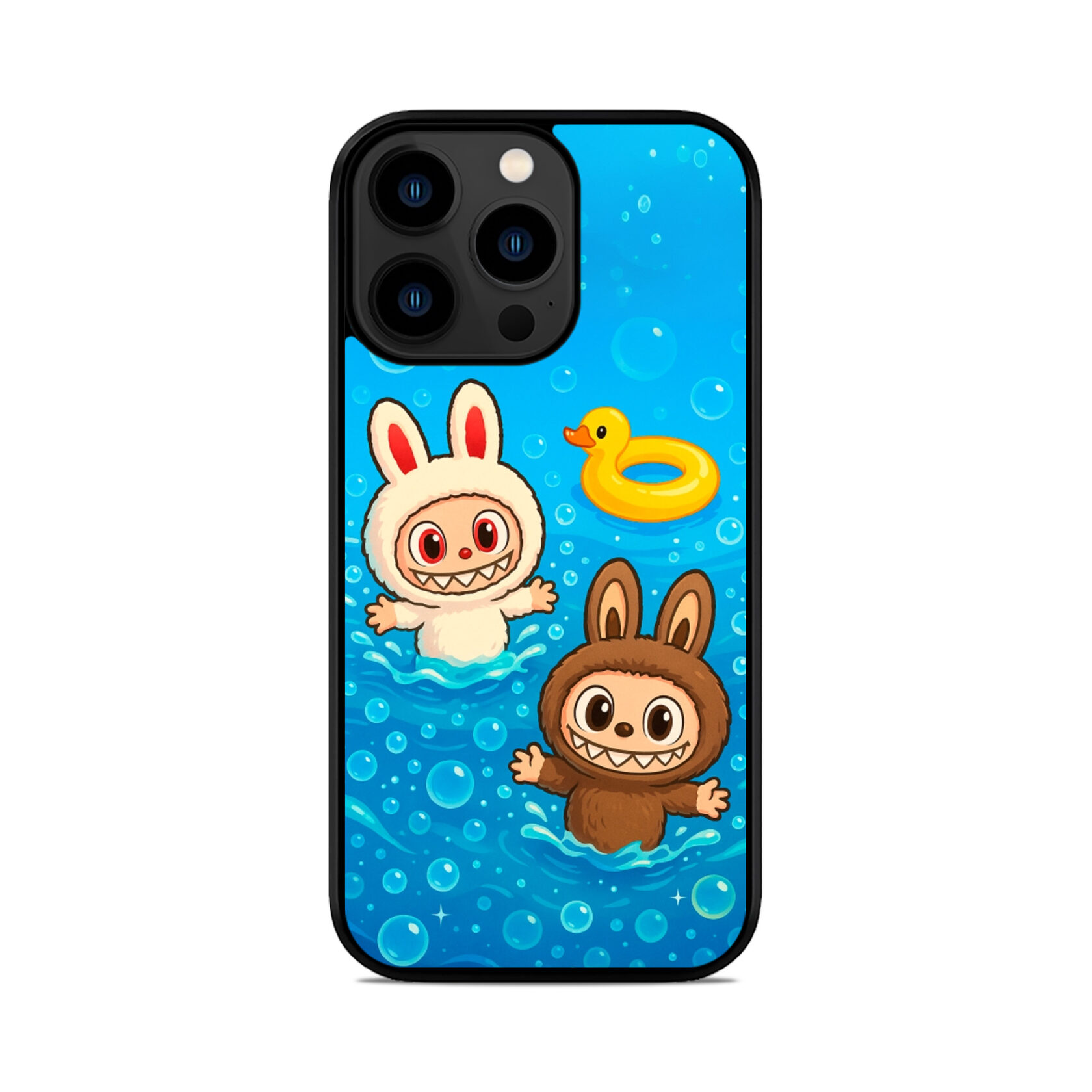 Чохол для iPhone, Samsung, Xiaomi, Huawei, Oppo, Realme LABUBU В МОРІ Лабубу