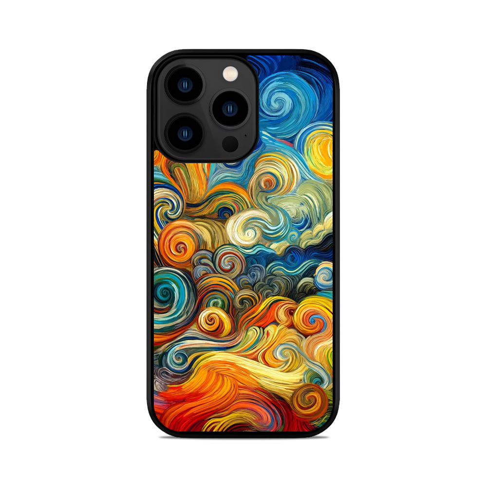 Чохол для iPhone, Samsung, Xiaomi, Huawei, Oppo, Realme абстракція Вир