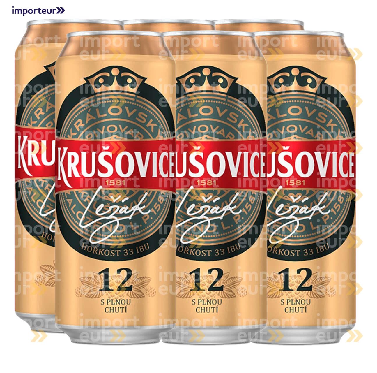 Купить Krusovice Lezak 12 | Бесплатная доставка пива | Заказ