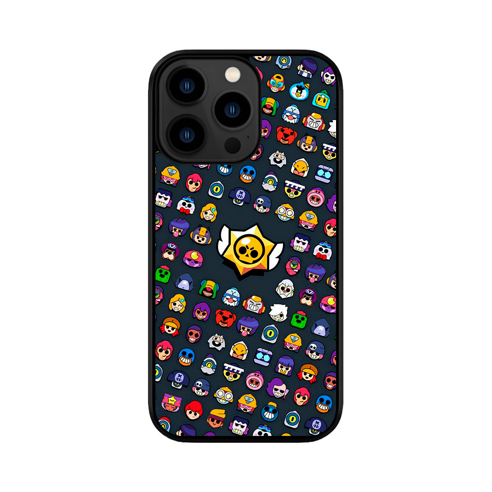 Чохол для iPhone, Samsung, Xiaomi, Huawei, Oppo, Realme Brawl Значки