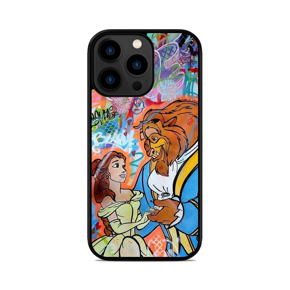 Чохол для iPhone, Samsung, Xiaomi, Huawei, Oppo, Realme Красуня Чудовисько Графіті