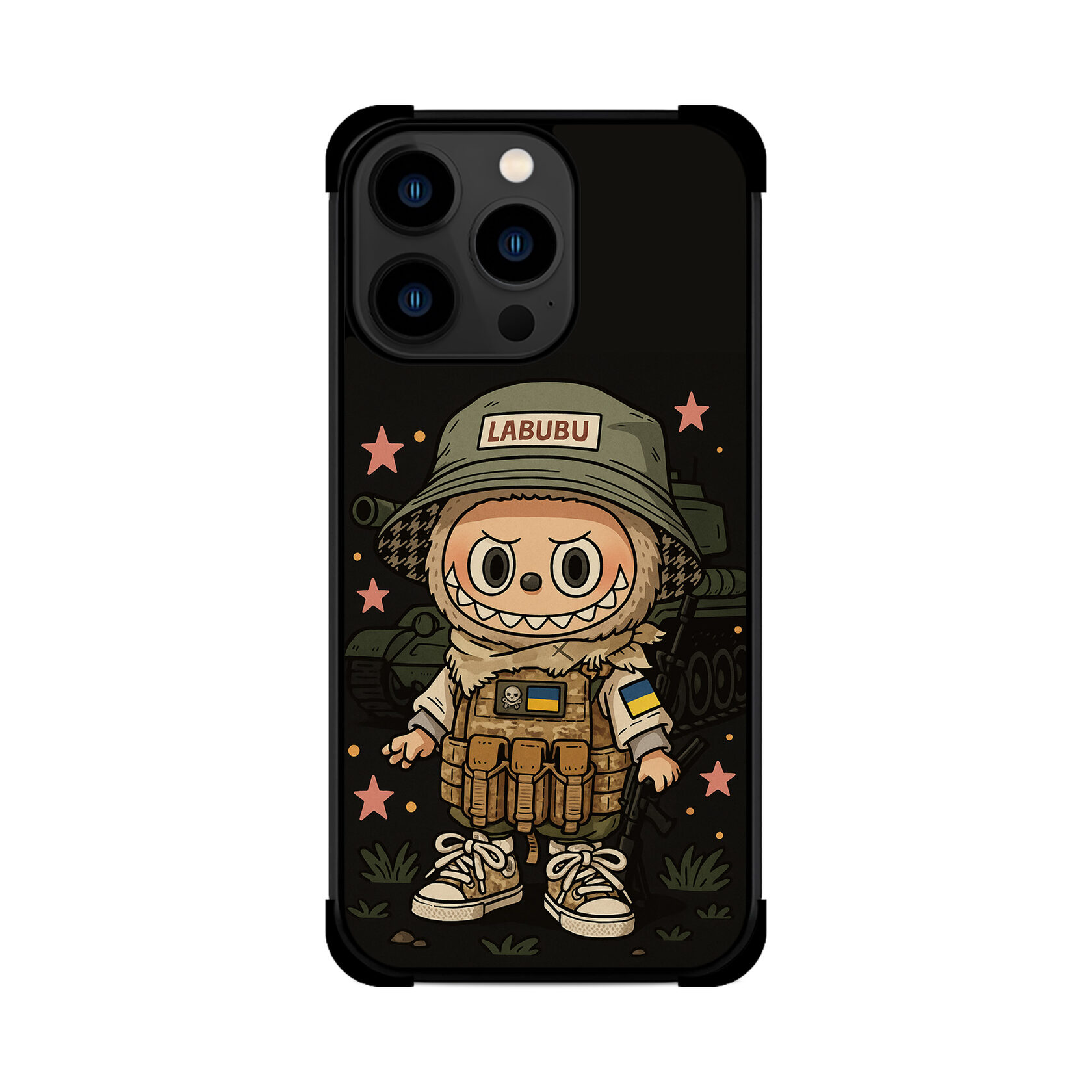 Протиударний чохол для iPhone LABUBU ТАНК Лабубу