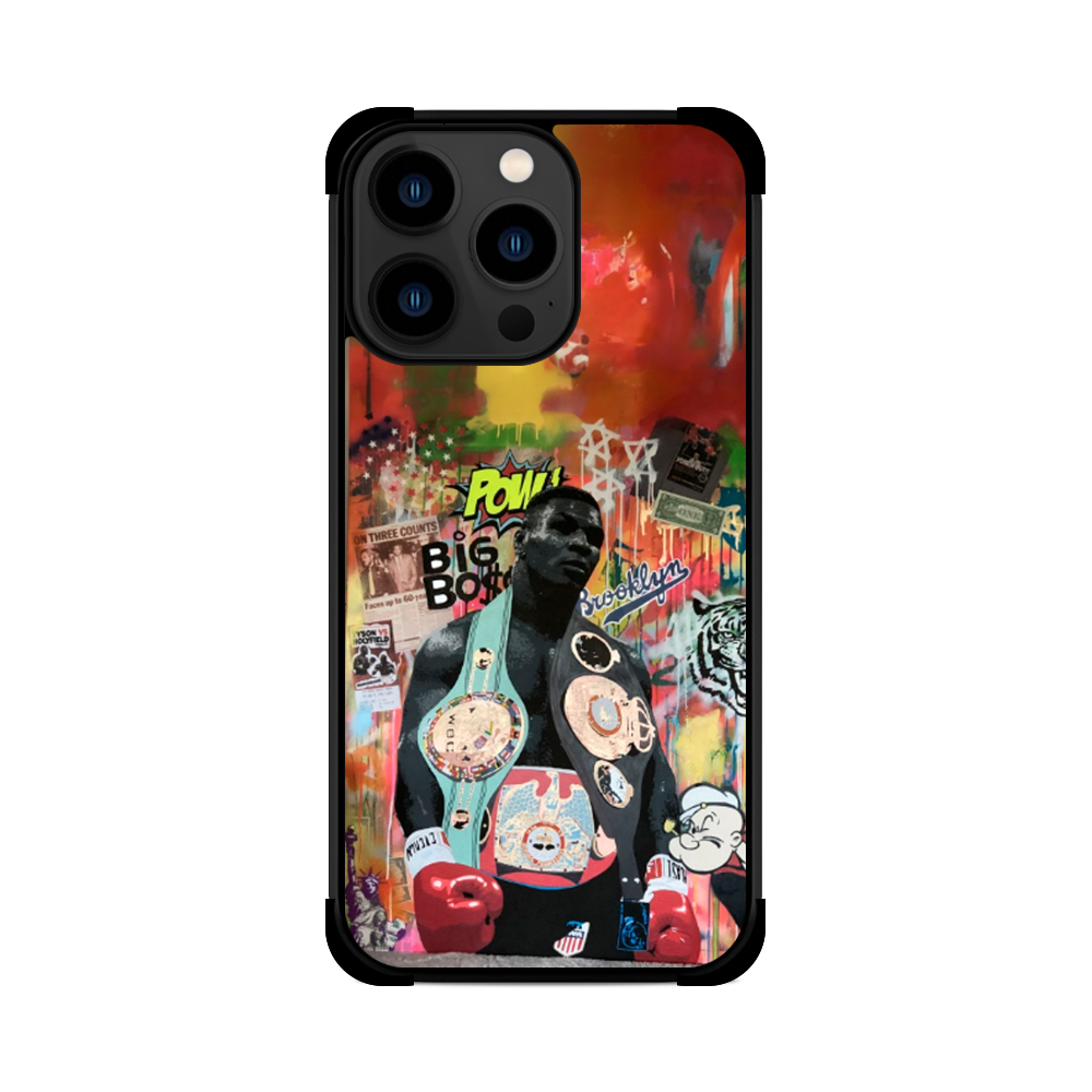 Протиударний чохол для iPhone mike tyson pop art street
