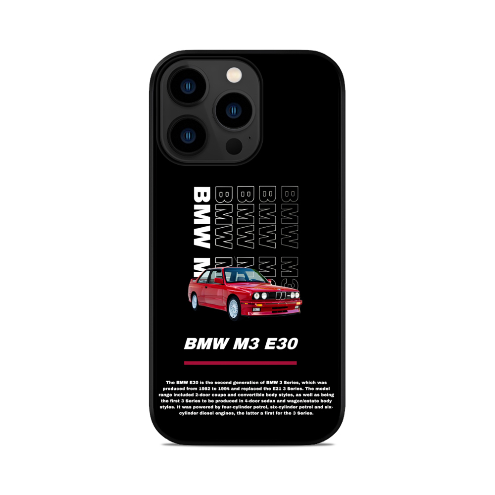 Чохол для iPhone, Samsung, Xiaomi, Huawei, Oppo, Realme BMW M3 e30
