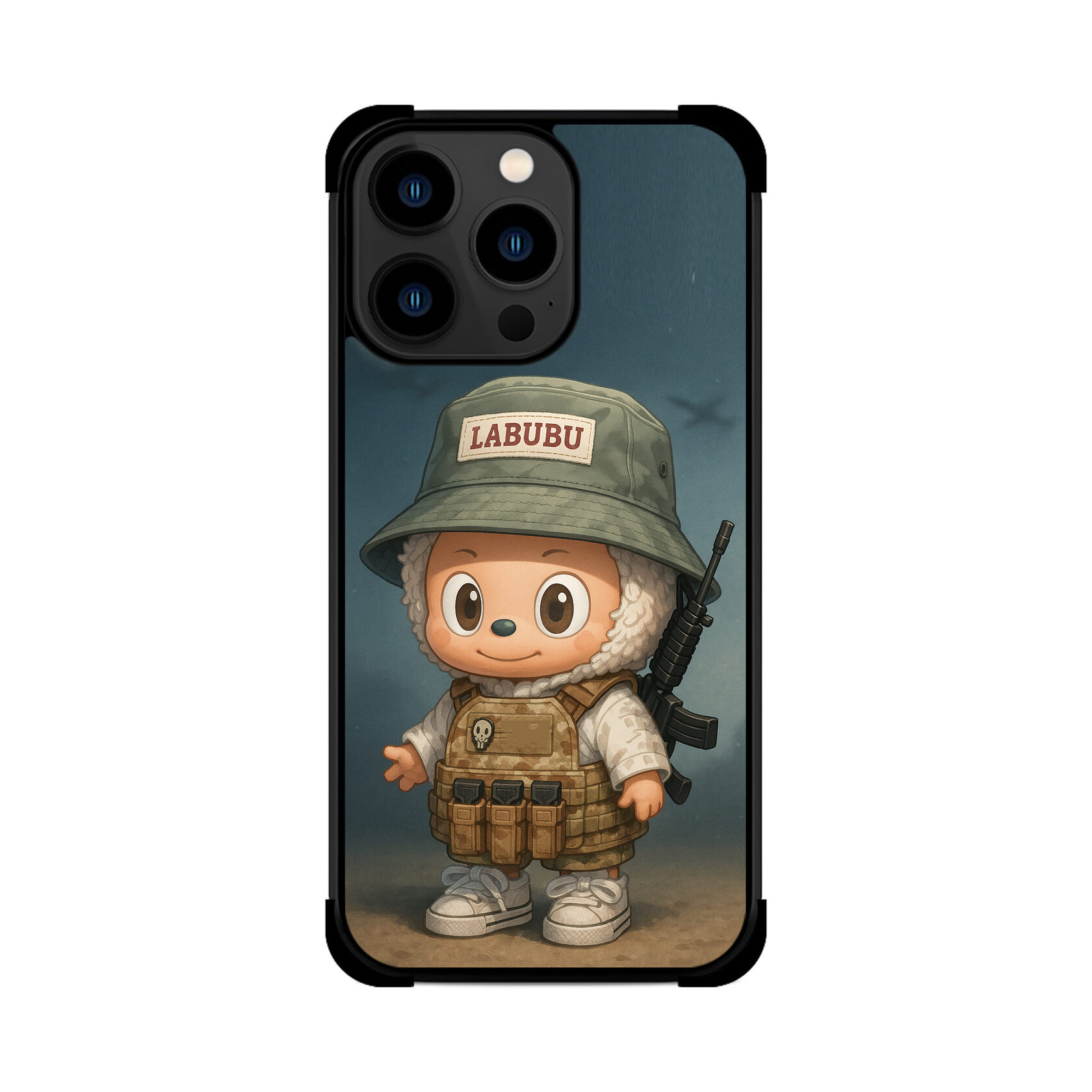 Протиударний чохол для iPhone LABUBU ЗСУ АВТОМАТ Лабубу