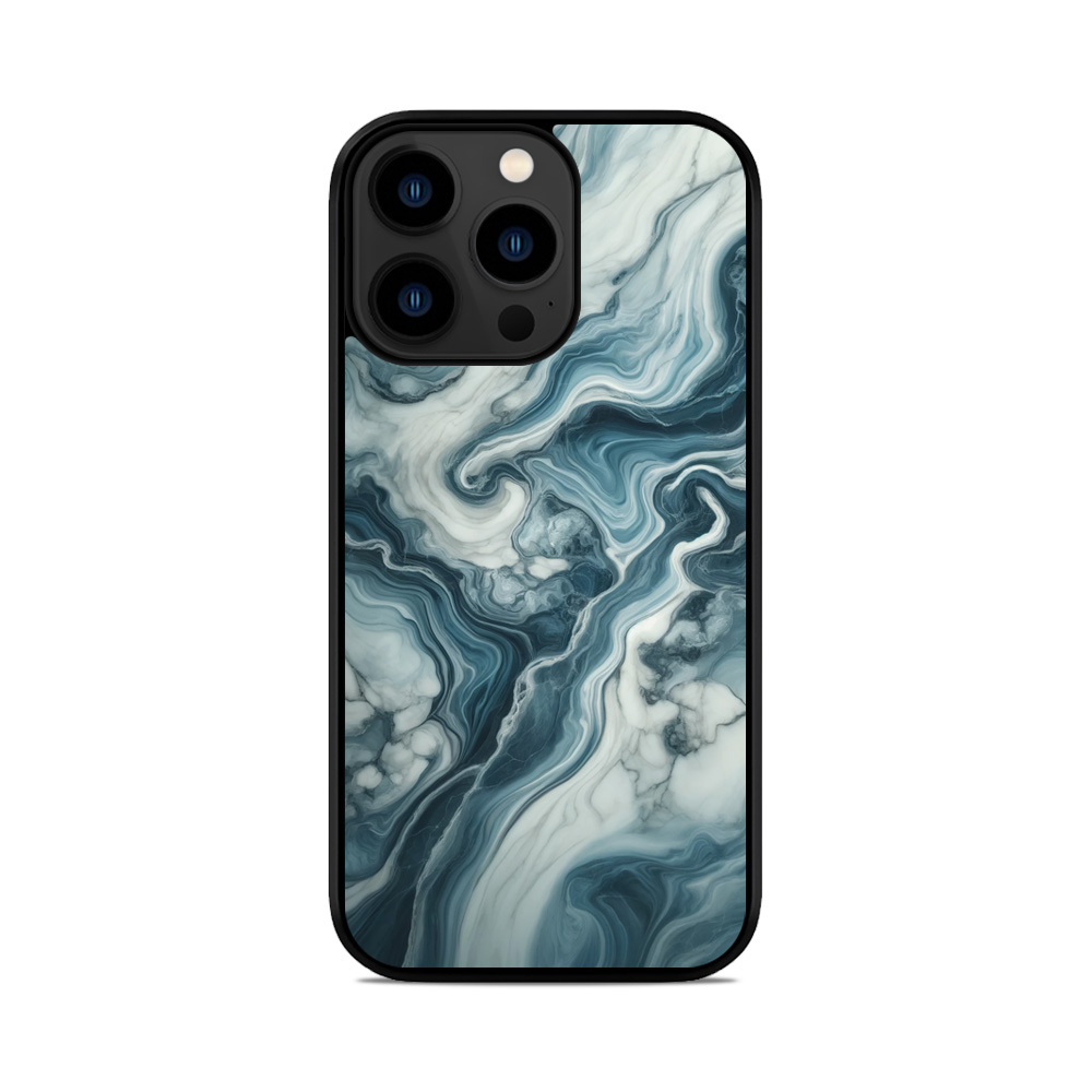 Чохол для iPhone, Samsung, Xiaomi, Huawei, Oppo, Realme мармур Тихий океан