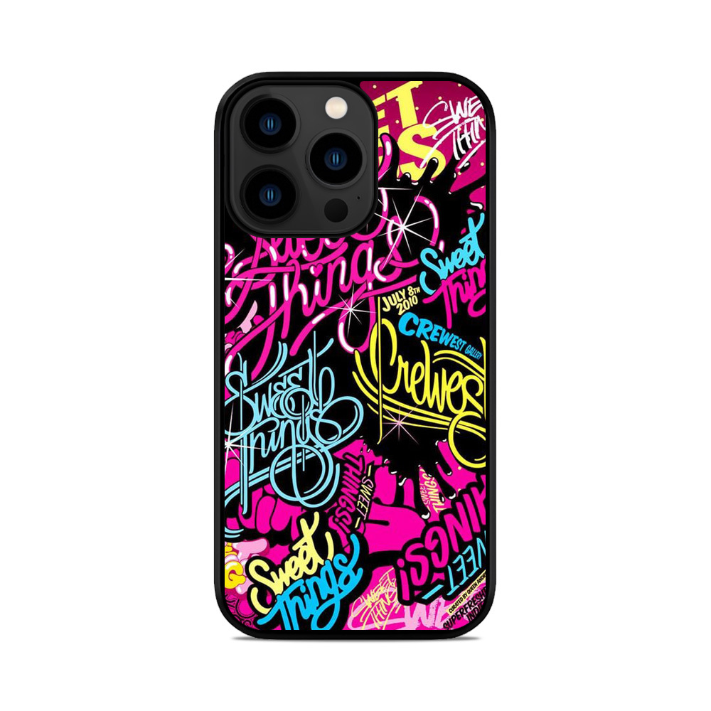 Чохол для iPhone, Samsung, Xiaomi, Huawei, Oppo, Realme графіті Sweet