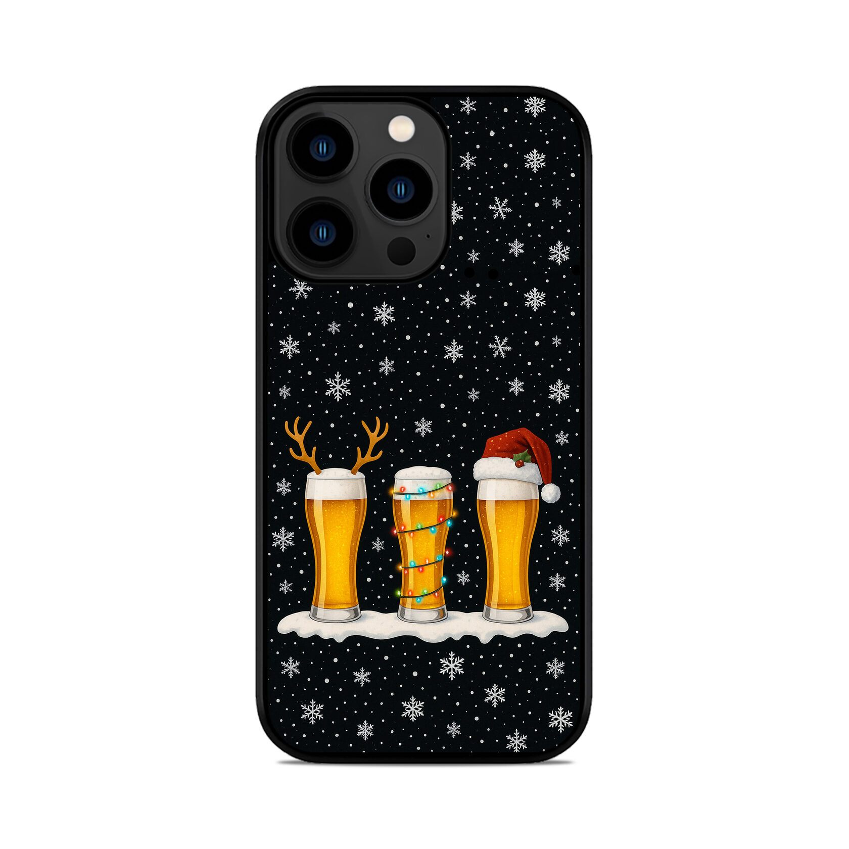 Чохол для iPhone, Samsung, Xiaomi, Huawei, Oppo, Realme ПИВО НОВОРІЧНЕ