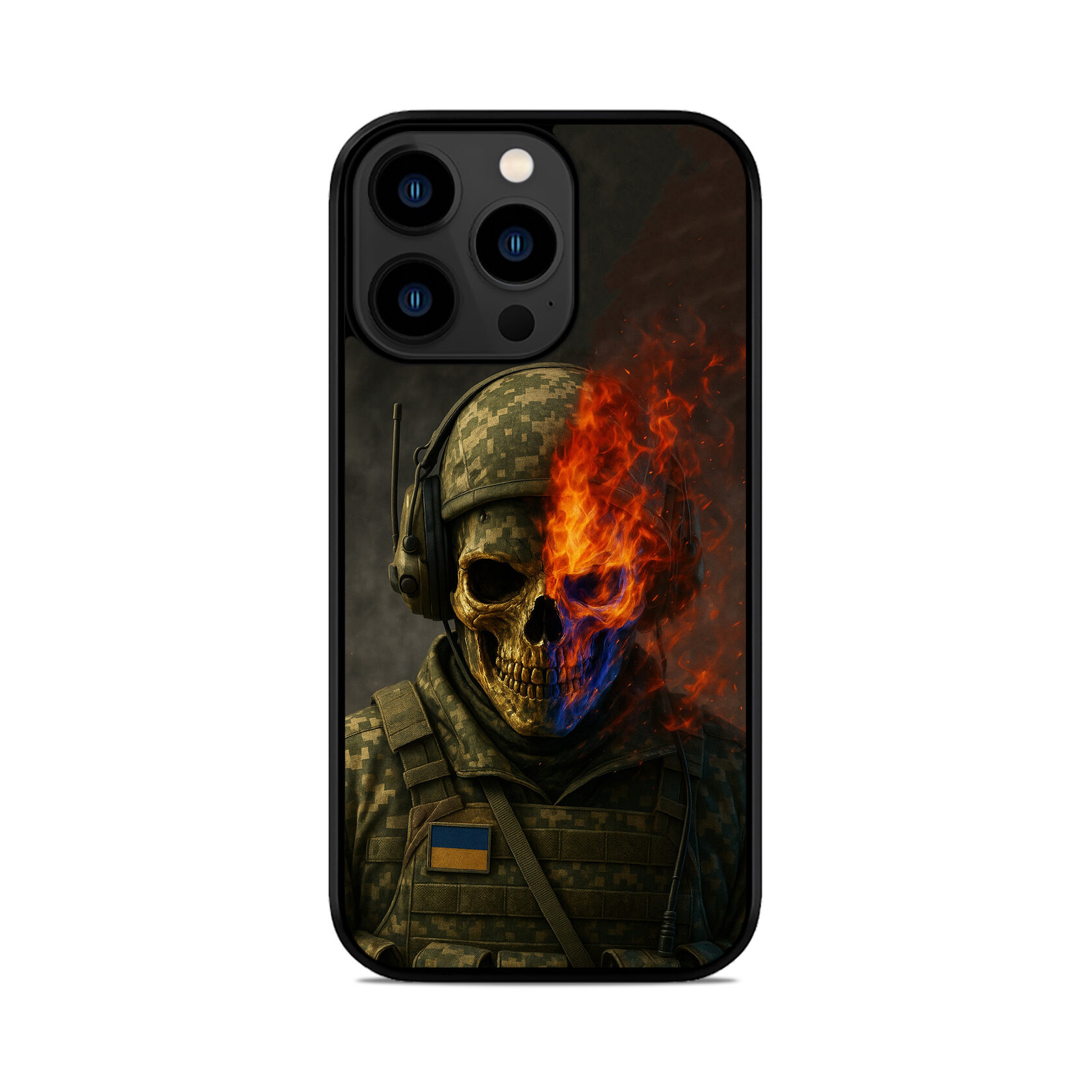 Чохол для iPhone, Samsung, Xiaomi, Huawei, Oppo, Realme ПАЛАЮЧИЙ ПРИВИД ЗСУ