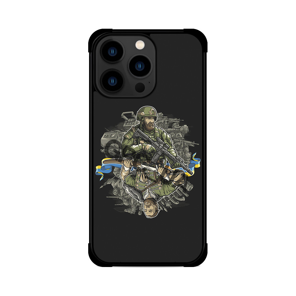 Протиударний чохол для iPhone ЗСУ Козак