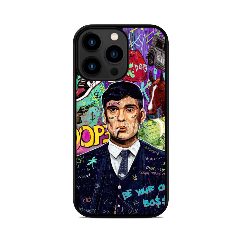 Чохол для iPhone, Samsung, Xiaomi, Huawei, Oppo, Realme гострі картузи Томас Шелбі