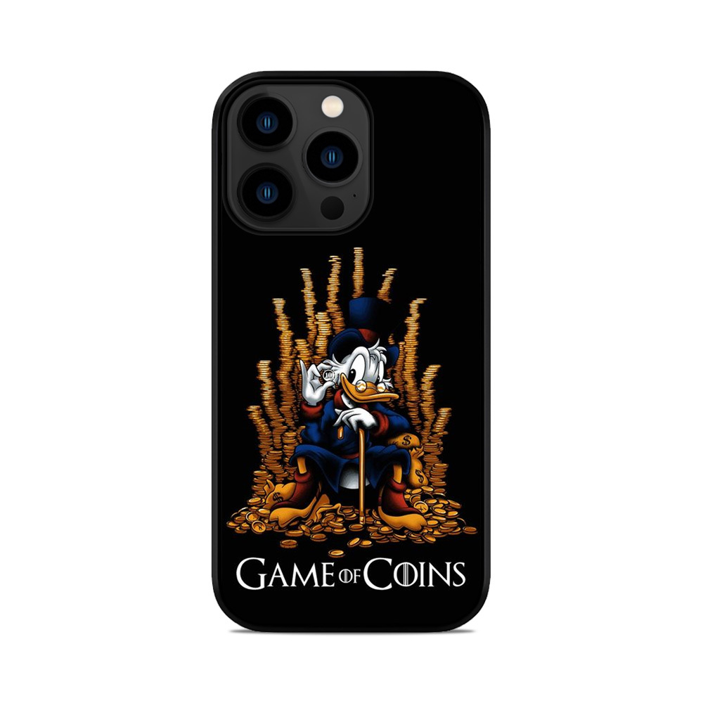 Чохол для iPhone, Samsung, Xiaomi, Huawei, Oppo, Realme Скрудж Гра Монет