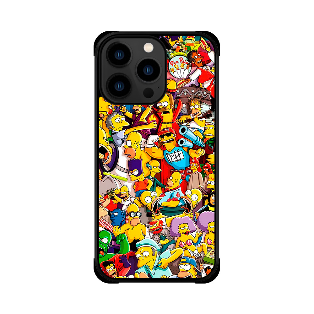 Протиударний чохол для iPhone Simpsons Колаж