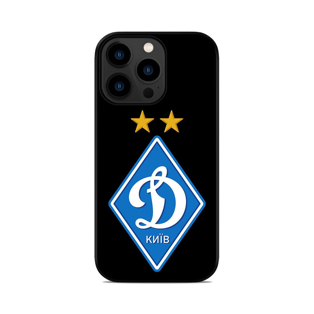 Чохол для iPhone, Samsung, Xiaomi, Huawei, Oppo, Realme Динамо Київ ФК Чорний