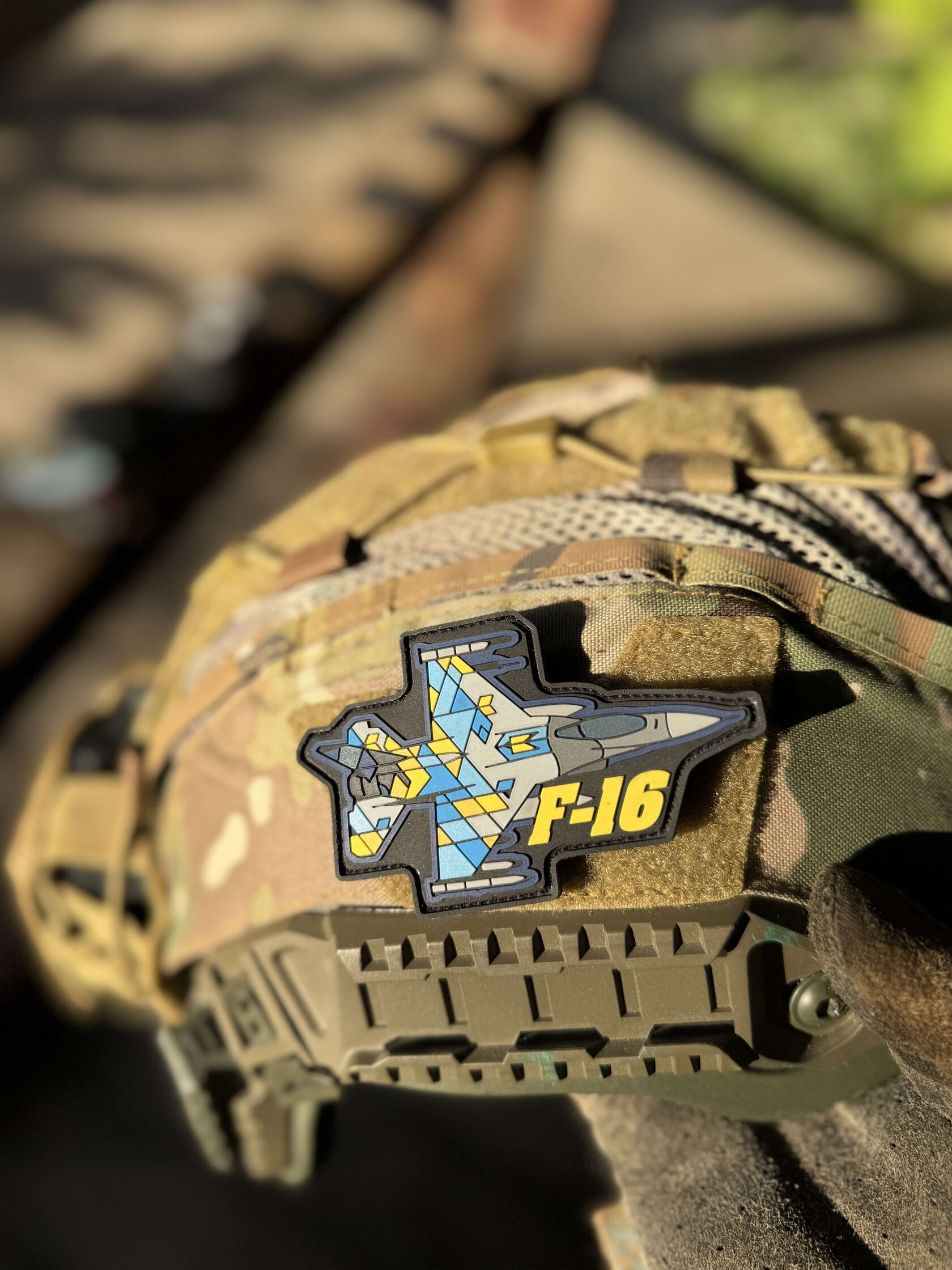 Шеврон patch F-16 з ПВХ | Виробництво шевронів з гуми | Torgzakaz