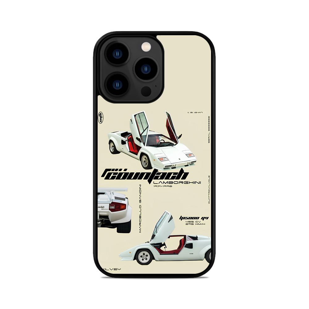 Чохол для iPhone, Samsung, Xiaomi, Huawei, Oppo, Realme Lamborghini Countach