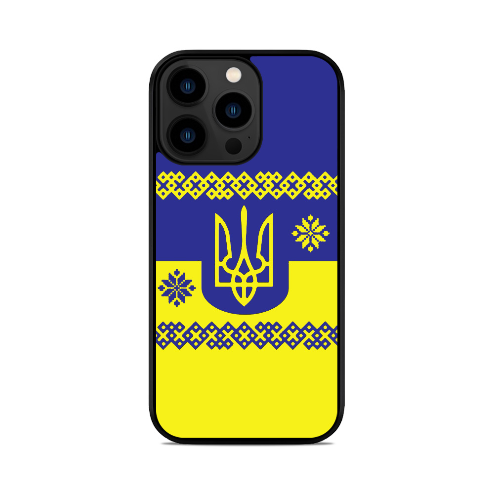 Чохол для iPhone, Samsung, Xiaomi, Huawei, Oppo, Realme Малий Герб Вишиванка