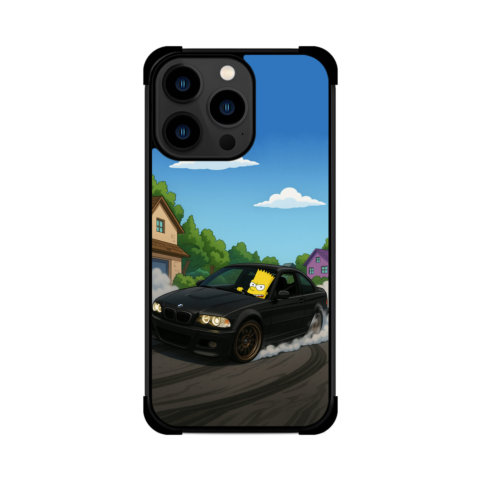 Протиударний чохол для iPhone БАРТ СІМПСОН БМВ