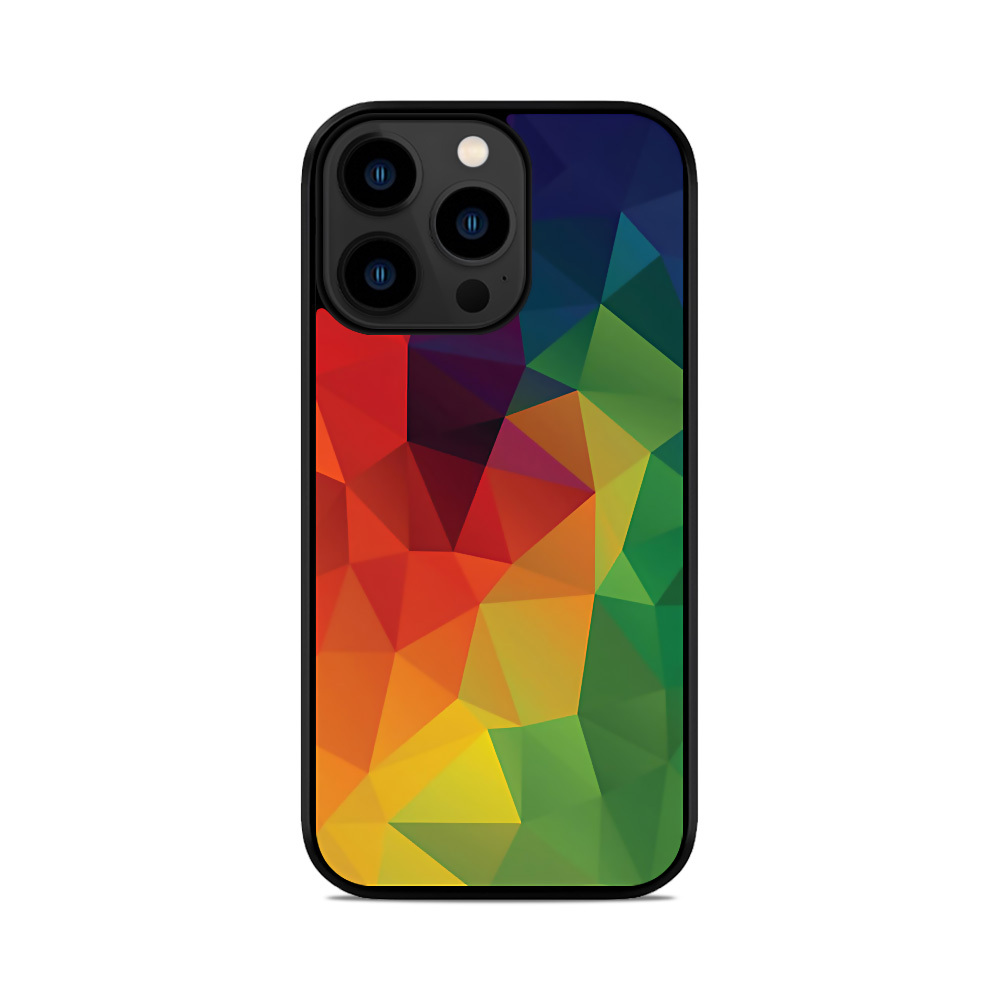 Чохол для iPhone, Samsung, Xiaomi, Huawei, Oppo, Realme абстракція Яскраві Фігури