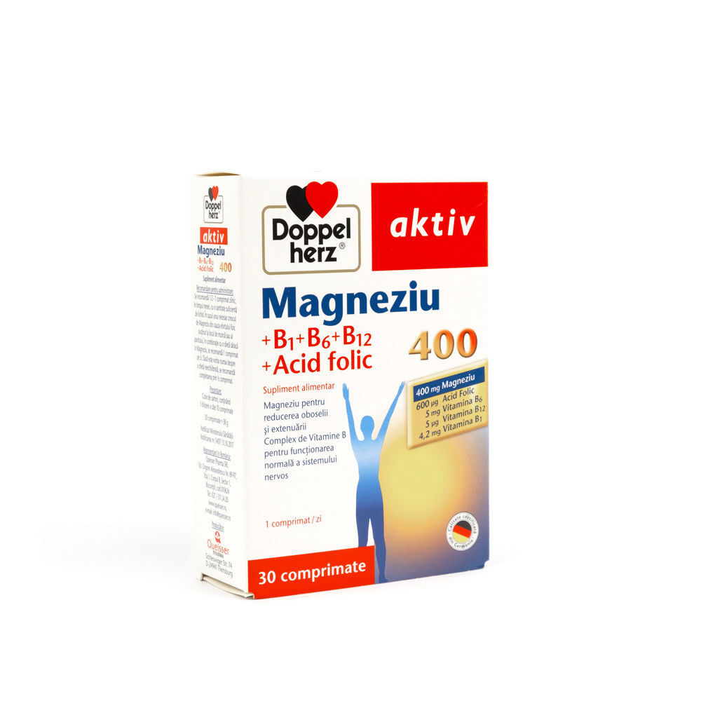 Magneziu + Vit B + Ac.Folic N30