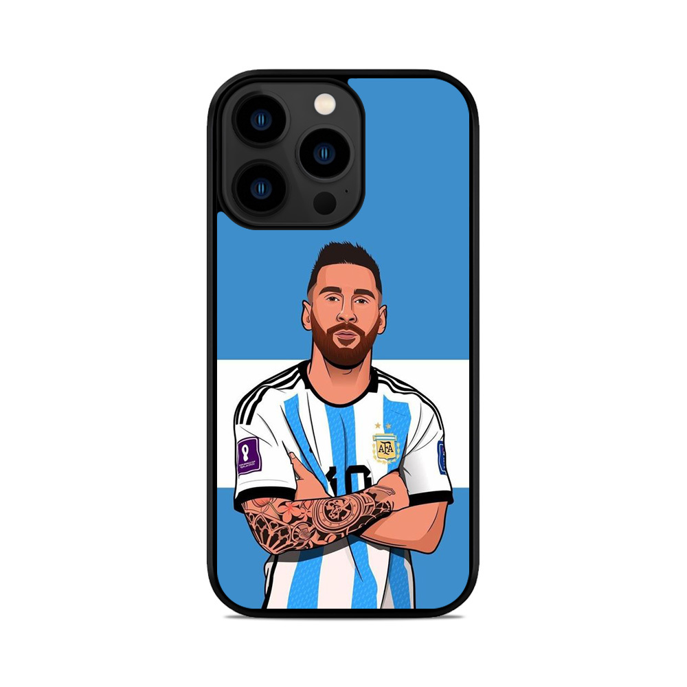 Чохол для iPhone, Samsung, Xiaomi, Huawei, Oppo, Realme Lionel Messi Art