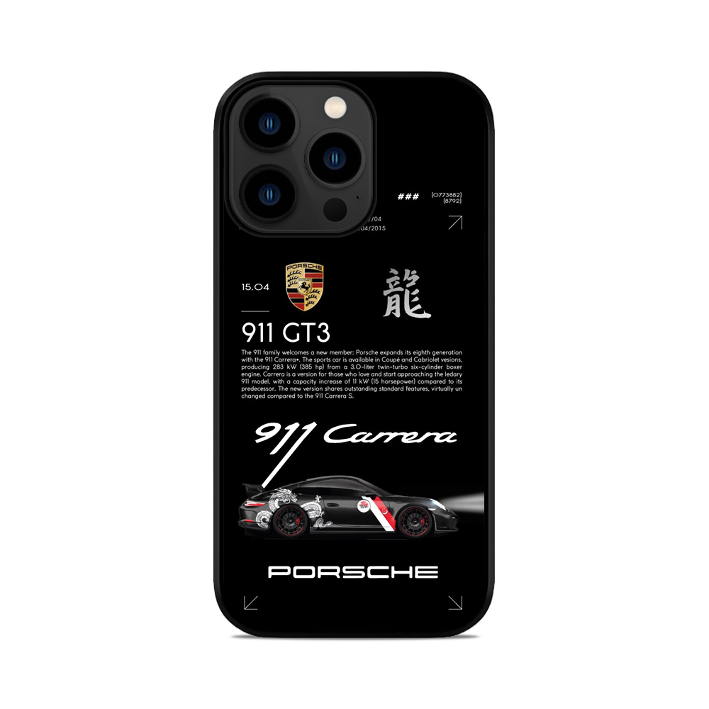 Чохол для iPhone, Samsung, Xiaomi, Huawei, Oppo, Realme Porsche Carrera 911 GT3