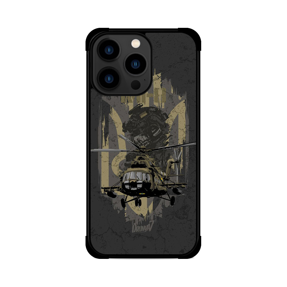 Протиударний чохол для iPhone ЗСУ Air Force Ukraine Mi 8