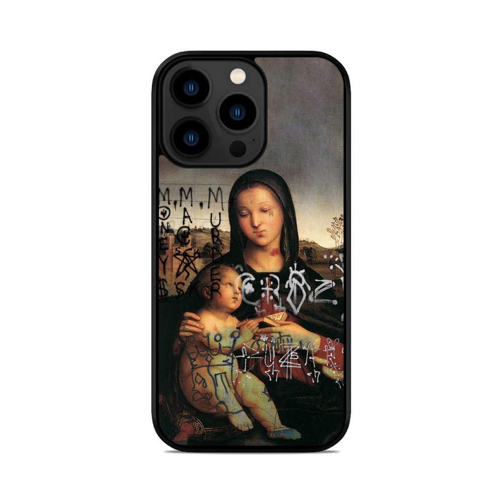 Чохол для iPhone, Samsung, Xiaomi, Huawei, Oppo, Realme Діва Графіті