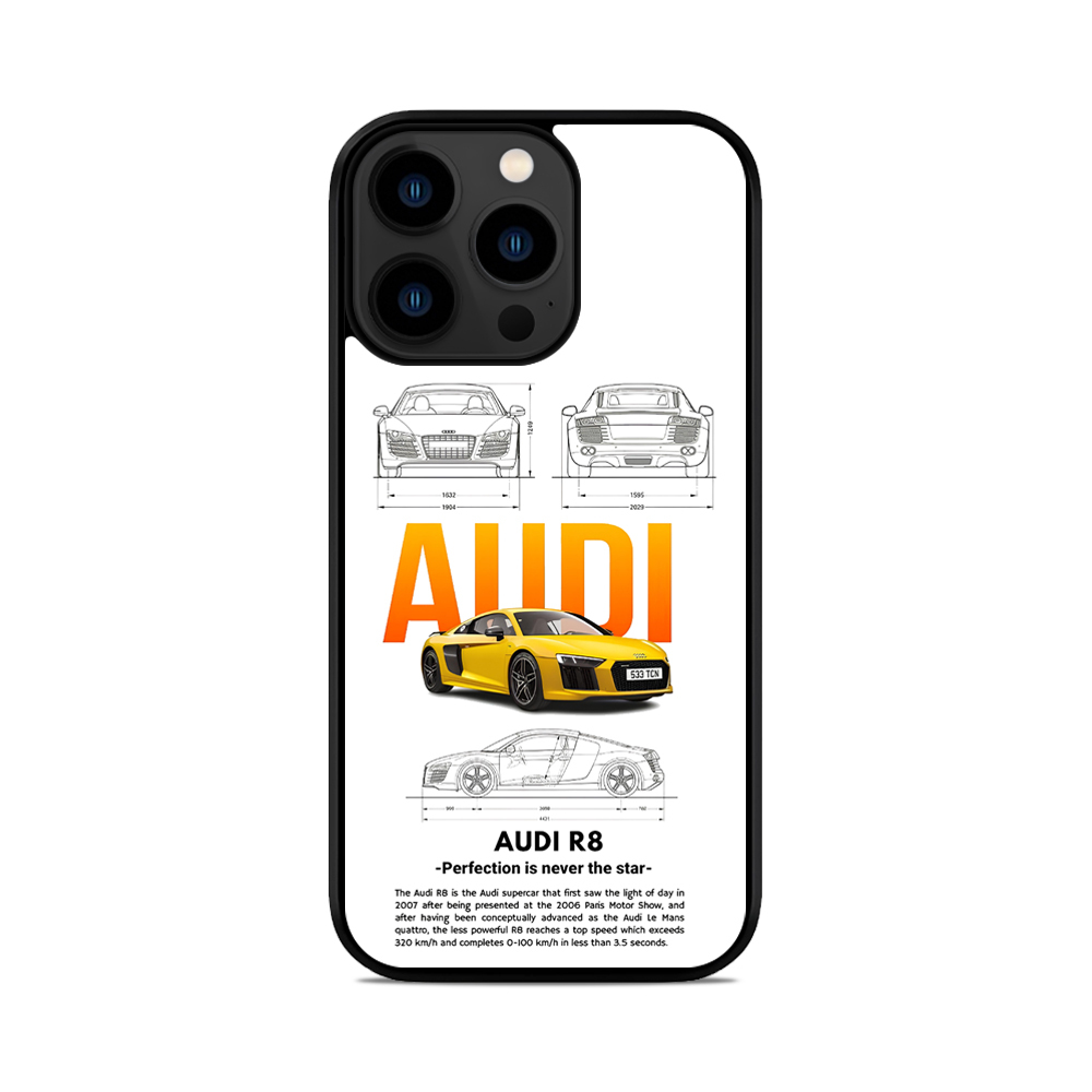 Чохол для iPhone, Samsung, Xiaomi, Huawei, Oppo, Realme Audi R8