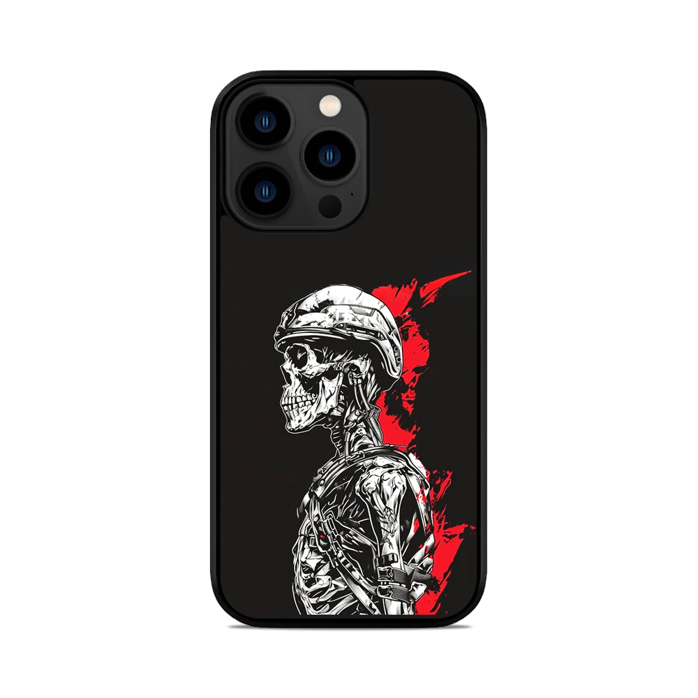 Чохол для iPhone, Samsung, Xiaomi, Huawei, Oppo, Realme ВІЙСЬКОВИЙ СКЕЛЕТ