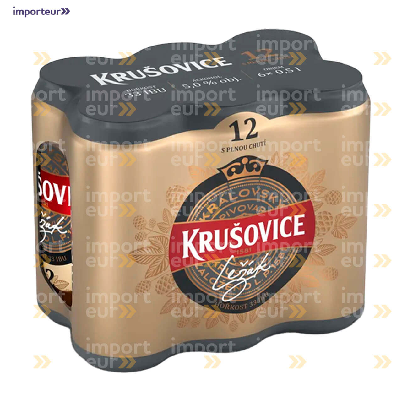 Купить Krusovice Lezak 12 | Бесплатная доставка пива | Заказ