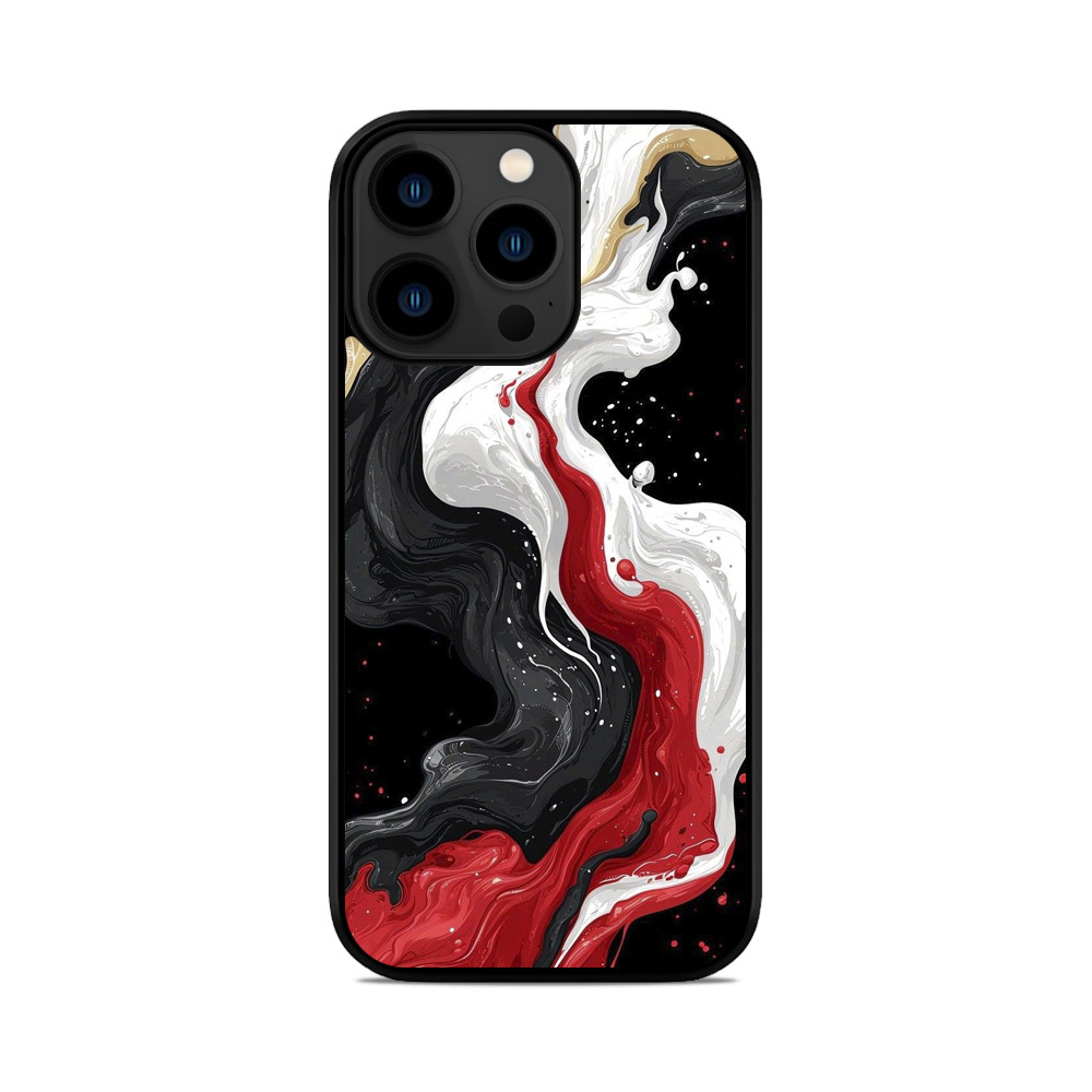 Чохол для iPhone, Samsung, Xiaomi, Huawei, Oppo, Realme мармур Барви Фарб