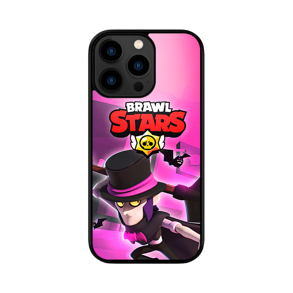 Чохол для iPhone, Samsung, Xiaomi, Huawei, Oppo, Realme Brawl Stars Дракула